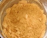 A picture of step 1 of Besan Ladoo.