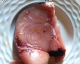 A picture of step 1 of Slice of grilled swordfish in cherry tomato sauce😋😋👍😛.