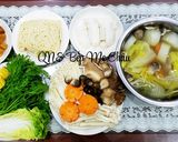 Hình bước làm 3 của món Lẩu nấm chay thập cẩm