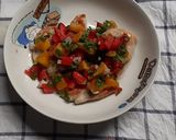 รูปขั้นตอนการทำที่ 4 ของ สเต๊กอกไก่ราดซัลซ่ามะม่วง