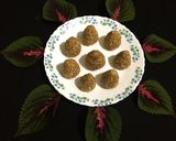 A picture of step 3 of Jaggery Sesame Modak.