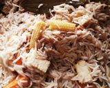 A picture of step 7 of Veg Pulav.