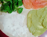 Foto del paso 2 de la receta: Tortilla wraps hack de salmón (quesadilla)