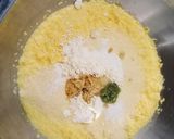 A picture of step 2 of Crispy Corn Pakoda.