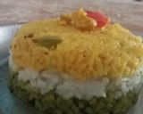 A picture of step 5 of Tri colour pulao.