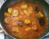 A picture of step 8 of Eggplant & Chicken Tomato Curry.