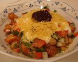 A picture of step 10 of Mock Samosa Chaat.