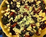 A picture of step 9 of Beetroot and Feta Quiche.