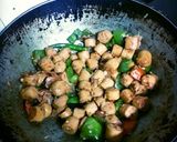 A picture of step 13 of Arka's Chilli Sausages.