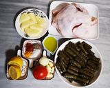 صورة لخطوة 2 من وصفة دجاج محشي ورق عنب بالكيس الحراري