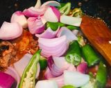 A picture of step 5 of Spanish Chicken.