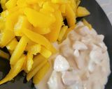 Pas rețetă Piept de pui cu sos gorgonzola și cartofi prăjiți 4 fotografie