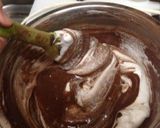 A picture of step 6 of Heavy Cream-free Rich Gateau au Chocolat.