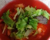 A picture of step 2 of My Soft Cheese and Tomatoe Salad 😊.