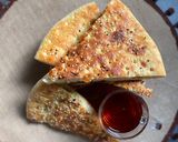 صورة لخطوة 13 من وصفة تميس محشي بالجبنه والزعتر 🫓🧀🌿