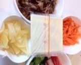A picture of step 5 of Colorful Kimbap: Korean Nori Seaweed Rolls.