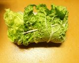 A picture of step 5 of Chinese-style Napa Cabbage Rolls.