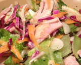 A picture of step 6 of Ham and Red Cabbage Salad.