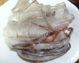 A picture of step 2 of Prepping Squid.