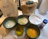 A picture of step 1 of Traditional Brazilian Cheese Bites (Pao de Queijo) #Gluten-free.