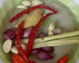 Foto langkah ke 2 dari resep Tumis Daun Singkong + Udang/Teri medan.