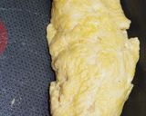 A picture of step 9 of The Golden Ratio For a Not-Rolled Dashimaki Tamago Made in a Frying Pan.
