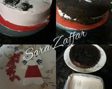 A picture of step 1 of Kitty cake.