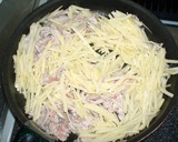 A picture of step 3 of Stir Fried Pork and Potatoes with Miso Butter.