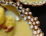 A picture of step 14 of Basant special Rasmalai.