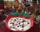 A picture of step 8 of Kesar pista mousse.