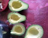 A picture of step 1 of avocado pudding.