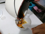 Bombones con relleno de café