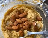 Foto del paso 3 de la receta: Wafle saludable de avena, coco, almendras y pera invertida!!!