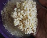 A picture of step 1 of Corn Dosa.