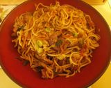 Une image de l'étape 9 de Nouilles Sautées au Boeuf Mongol.