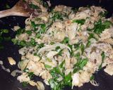A picture of step 7 of Portuguese Bacalhau A Bras (salted cod).