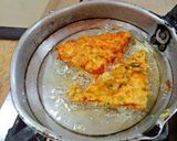 A picture of step 1 of Bread pakora.