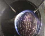 A picture of step 1 of Brinjal Raita.