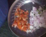A picture of step 2 of Aloo brinjal.