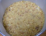 A picture of step 4 of Rum Raisin Cheesecake.