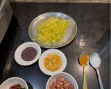 A picture of step 3 of Mangai Sadum / Raw Mango Rice.