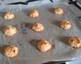 A picture of step 5 of Vickys Coconut Chocolate Macaroons GF DF EF SF NF.