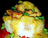 A picture of step 9 of Mike's Tropical Chicken & Rice.