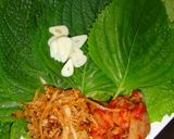 A picture of step 5 of Korean BBQ Samgyeopsal.