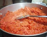 A picture of step 3 of Carrot Halwa (without milk/mawa).