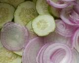 Creamy cucumber onion salad recipe step 1 photo