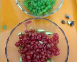 A picture of step 10 of Rabri boondi shots.