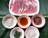 รูปขั้นตอนการทำที่ 1 ของ เบอร์เกอร์ข้าวเหนียวลาบหมู