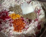 A picture of step 1 of Wheat Flour Paratha with Beetroot.