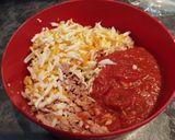 Foto del paso 9 de la receta: Rollitos de Obleas de Arroz de atún con tomate frito y queso
